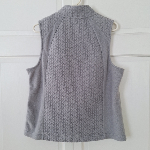 Croft & Barrow sleet gray knit vest - Picture 3 of 6
